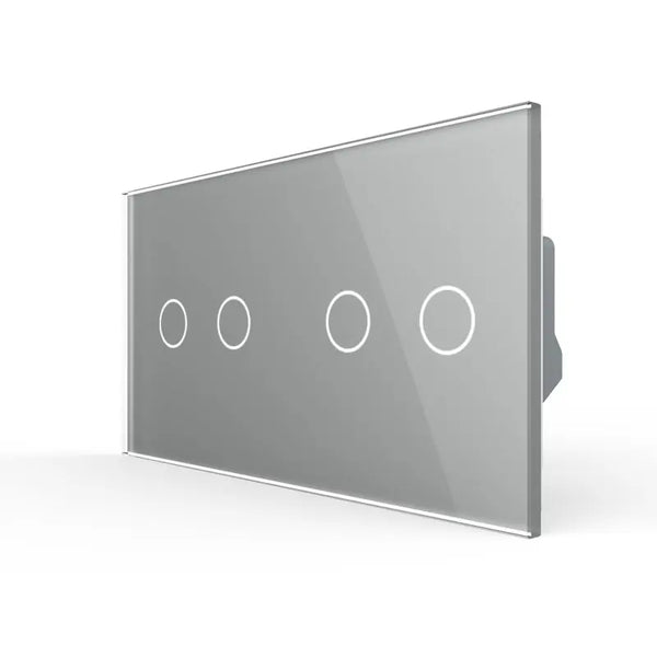Livolo | Grijs | 2+2 | Aan/Uit | Schakelaar | Smart Home Livolo Nederland B.V.