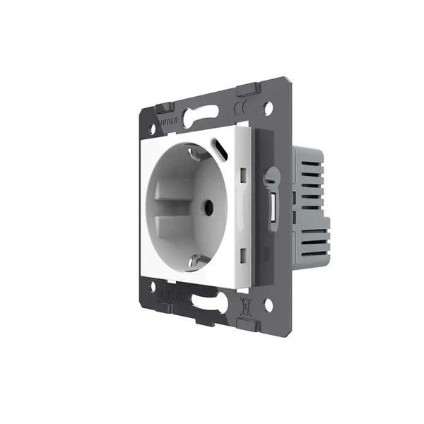 Livolo | Wit | SR | Module | Wandcontactdoos + USB-C Oplader Livolo Nederland BV