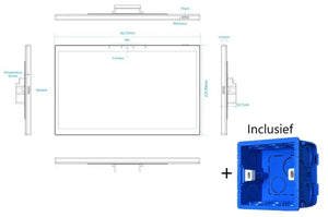 Livolo | Touchscreen | Inbouw Tablet | Android | 15,6" inch | Wit | Smart Home Livolo Nederland B.V.