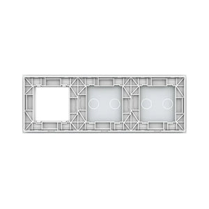 Livolo | Wit | 2+2+SR | Glasplaat | Combinatie Livolo Nederland B.V.