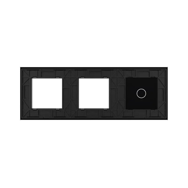Livolo | Zwart | 1+SR+SR | Glasplaat | Combinatie Livolo Nederland B.V.