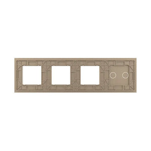 Livolo | Goud | 2+SR+SR+SR | Glasplaat | Combinatie Livolo Nederland B.V.