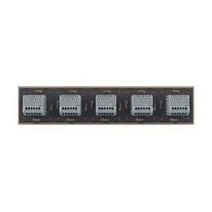 Livolo | Goud | SR+SR+SR+SR+SR | Slide-Dimmer | Smart Home Livolo Nederland B.V.