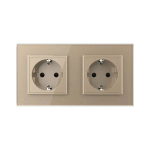 Livolo | Goud | SR+SR | Wandcontactdoos Livolo Nederland B.V.
