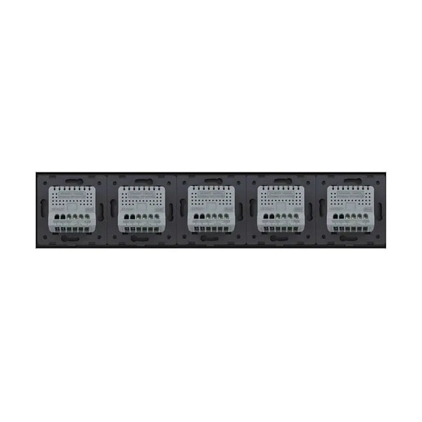 Livolo | Zwart | 1+1+1+1+1 | Dimmer | Wisselschakelaar | Smart Home Livolo Nederland B.V.