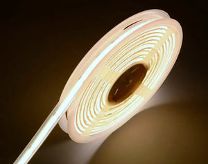 1 Meter | COB | Ledstrip | Helder wit | 10mm | Dimbaar | 24V- Female connector | IP67 Livolo Nederland