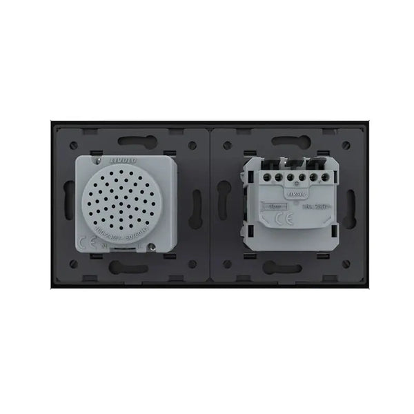Livolo | Zwart | SR+SR | Wandcontactdoos | Bluetooth speaker Livolo Nederland
