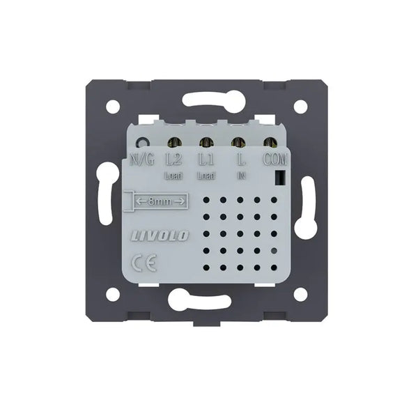 Livolo | Zwart | SR | Module | Aan/Uit | Dubbel | Wisselschakelaar | Afstandsbediening Livolo Nederland B.V.