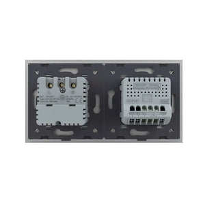 Livolo | Grijs | 1+SR | Aan/Uit | Schakelaar | Wandcontactdoos + USB-C Oplader Livolo Nederland B.V.