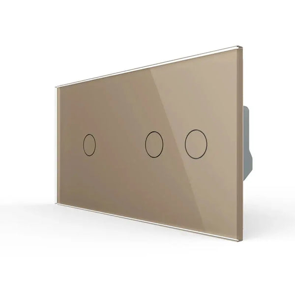 Livolo | Goud | 1+2 | Aan/Uit | Wisselschakelaar Livolo Nederland B.V.