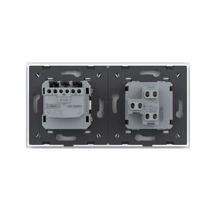 Livolo | Wit | SR+SR | Aan/Uit | Wipschakelaar | Wandcontactdoos Livolo Nederland B.V.