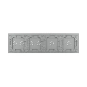 Livolo | Grijs | 1+1+2+2 | Glasplaat | Touchschakelaar Livolo Nederland B.V.