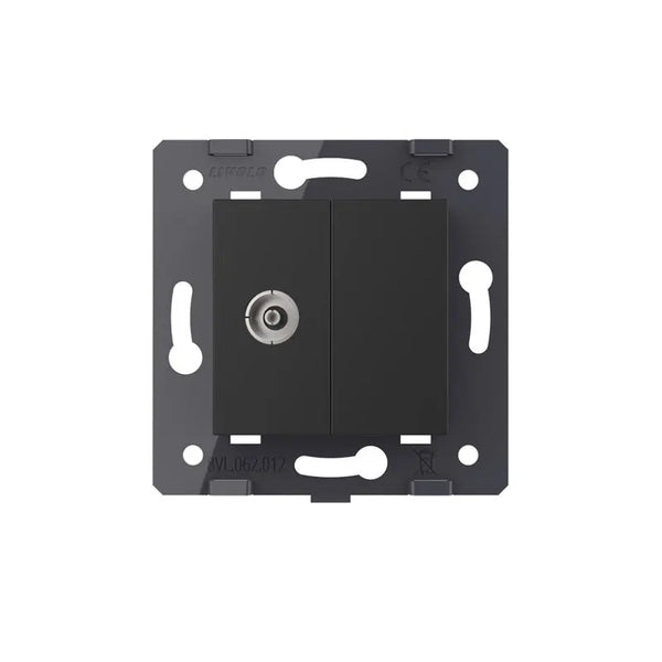 Livolo | Zwart | SR | TV | Blindplaat Livolo Nederland B.V.