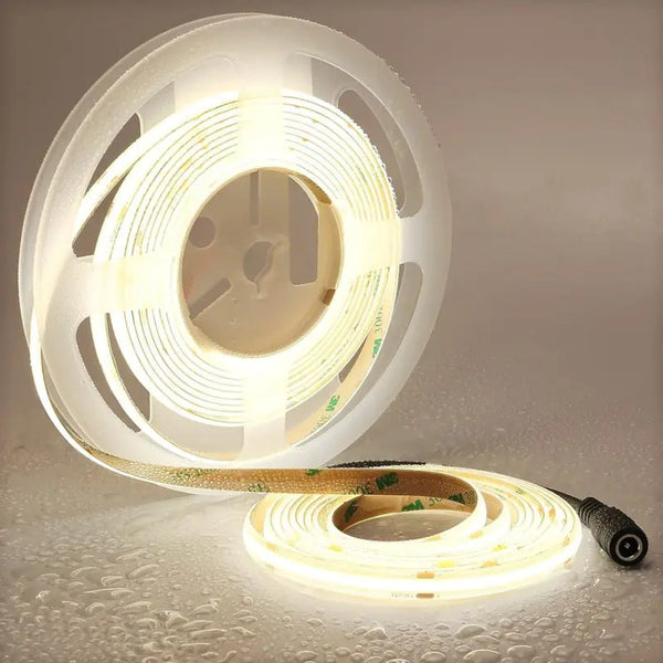 10 Meter | COB | Ledstrip | Helder wit | 8mm | Dimbaar | 24V- Female connector | IP67 Livolo Nederland B.V.