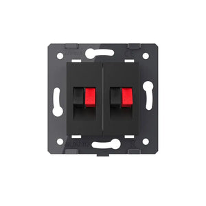 Livolo | Zwart | SR | Audio insteek | Audio insteek Livolo Nederland B.V.
