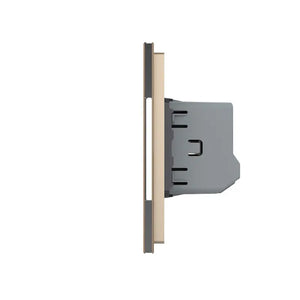 Livolo | Goud | 1+1+1 | Dimmer | Wisselschakelaar Livolo Nederland B.V.