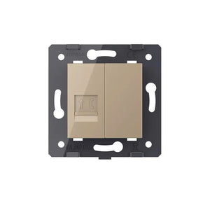 Livolo | Goud | SR | Telefoon RJ11 | Blindplaat Livolo Nederland B.V.