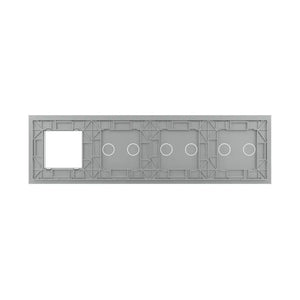 Livolo | Grijs | 2+2+2+SR | Glasplaat | Combinatie Livolo Nederland B.V.